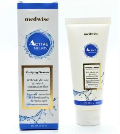 Active face outlet wash