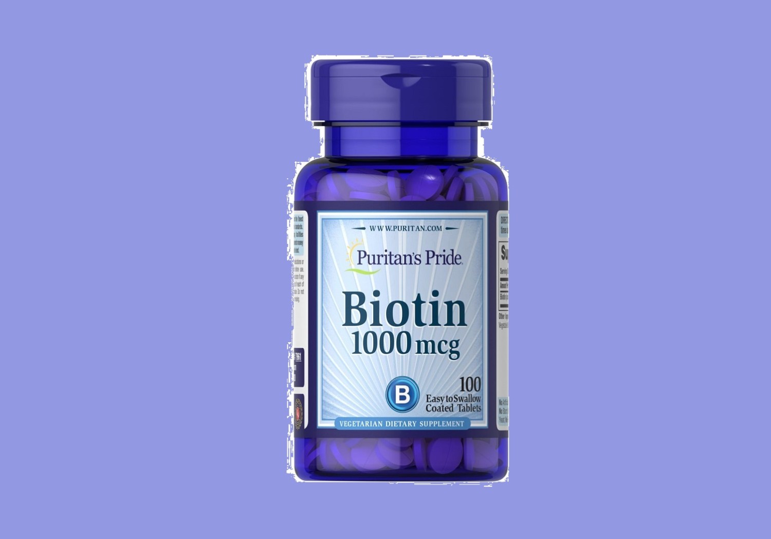Biotin 1000 mcg Tablet 100's pack