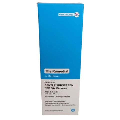 The Remedist Gentle Sunscreen SPF 50+ 50gm (Korea Gentle Cream)