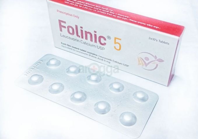 Folinic 5 Tablet 30's pack