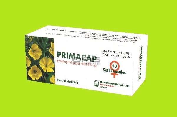 Primacap 500 Capsule 50's pack