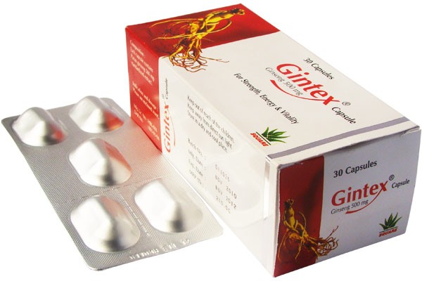 Gintex Capsule 30's pack
