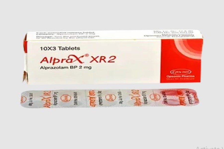 Alprax XR 2 Tablet 30's pack