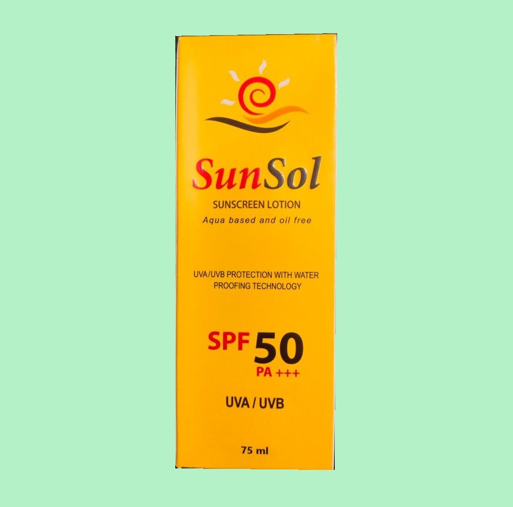 SunSol Sunscreen Lotion SPF 50+ 75 ml