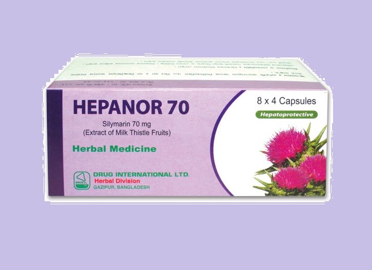 Hepanor 70 Capsule 32's pack