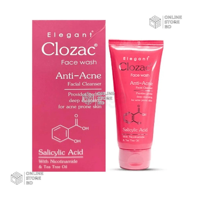 Clozac Face Wash 60 ml