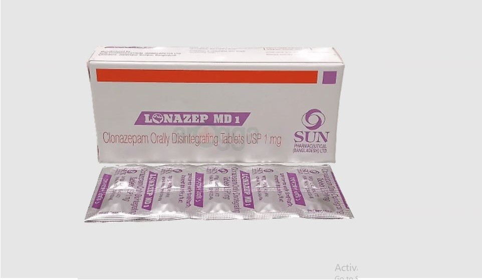 Lonazep MD 1 Tablet 50's pack