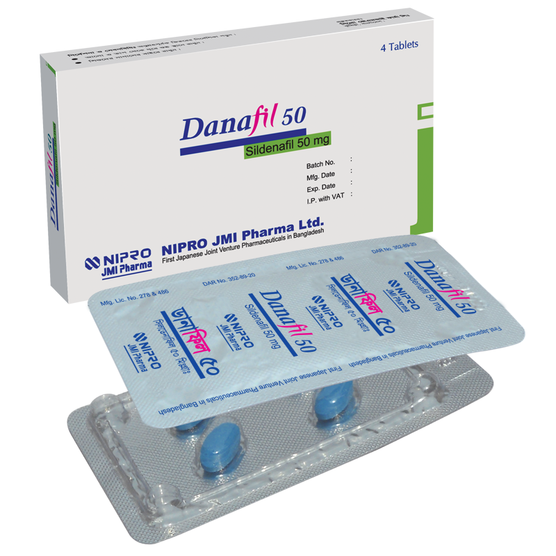 Danafil 100 mg Tablet 4 pcs